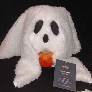 Halloween Ghost Plush Pillow - White
